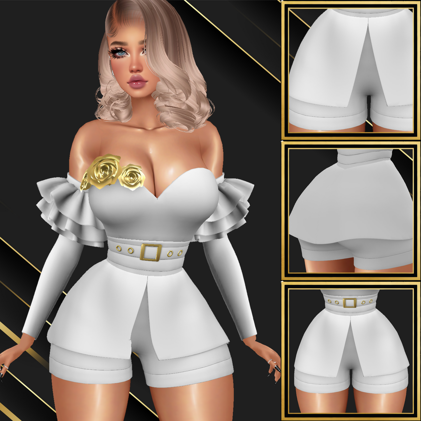 IMVU Cupid Shorts Mesh