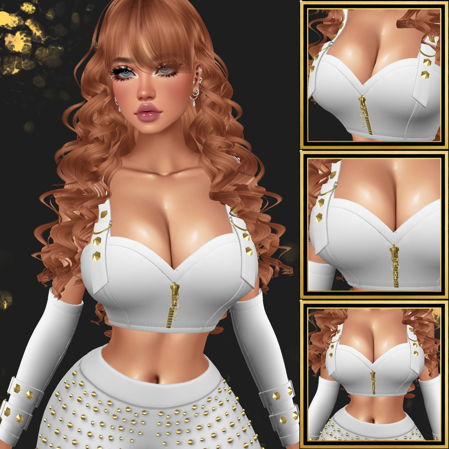 IMVU Baddie Vibes Top Mesh