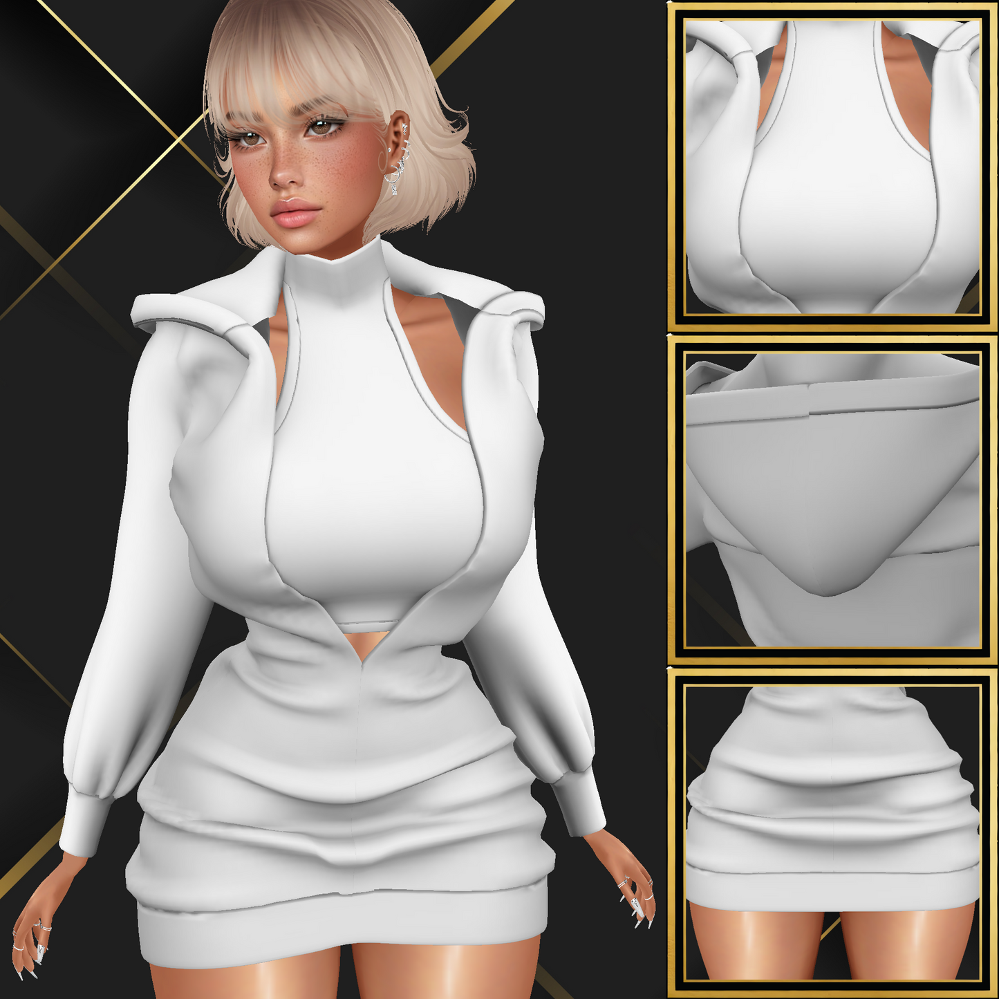 IMVU Golden Hour Set Mesh