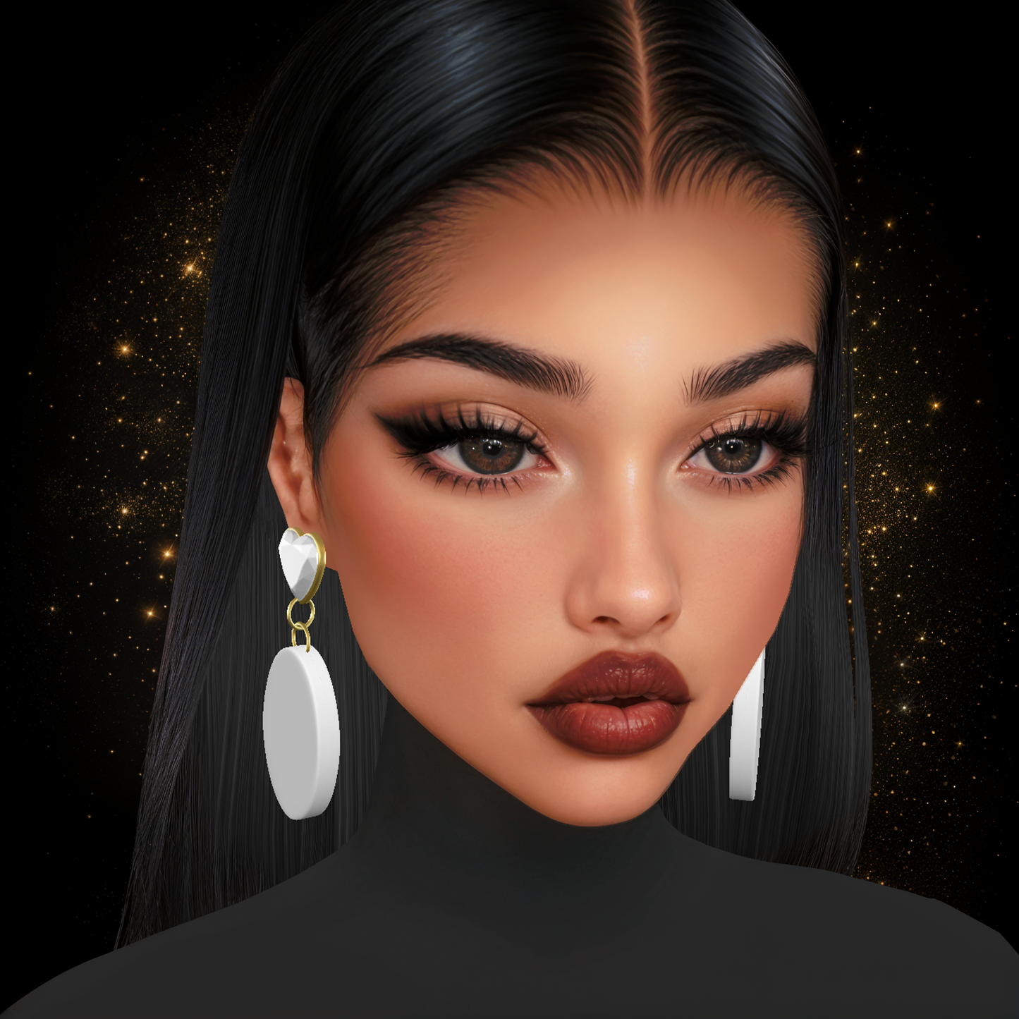 IMVU Easter Earrings Mesh