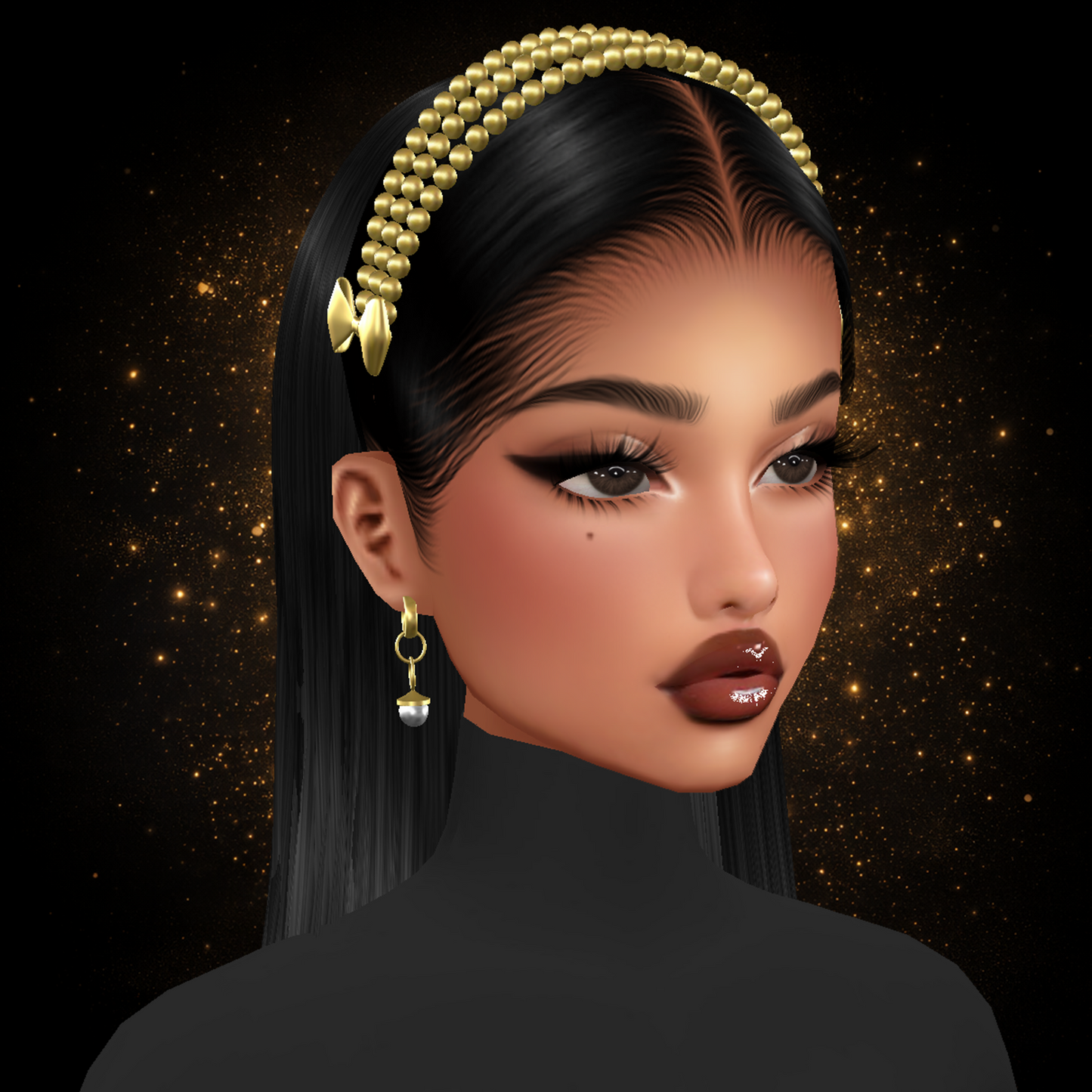 IMVU Pearls Headband V1 Mesh