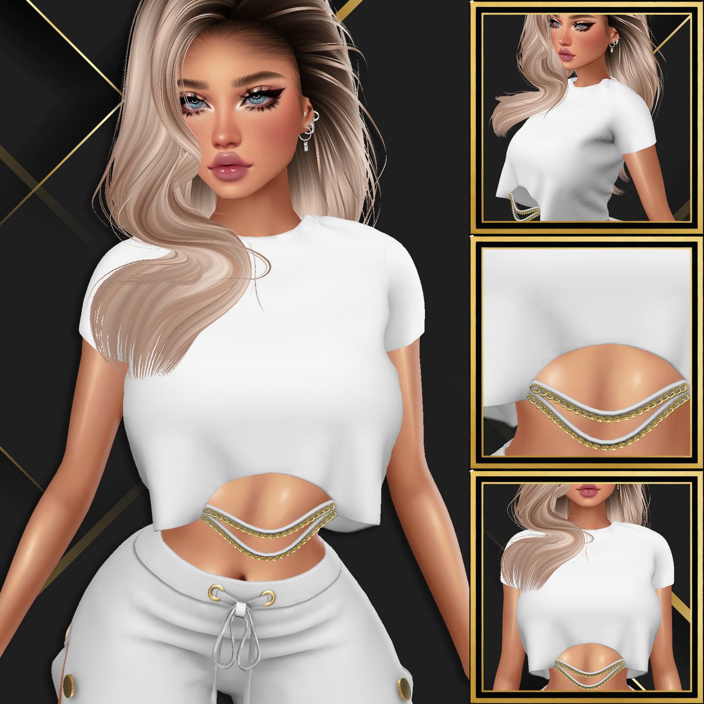 IMVU Cute Tee Mesh