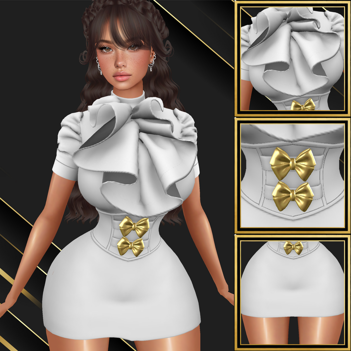 IMVU Amelie Dress Mesh