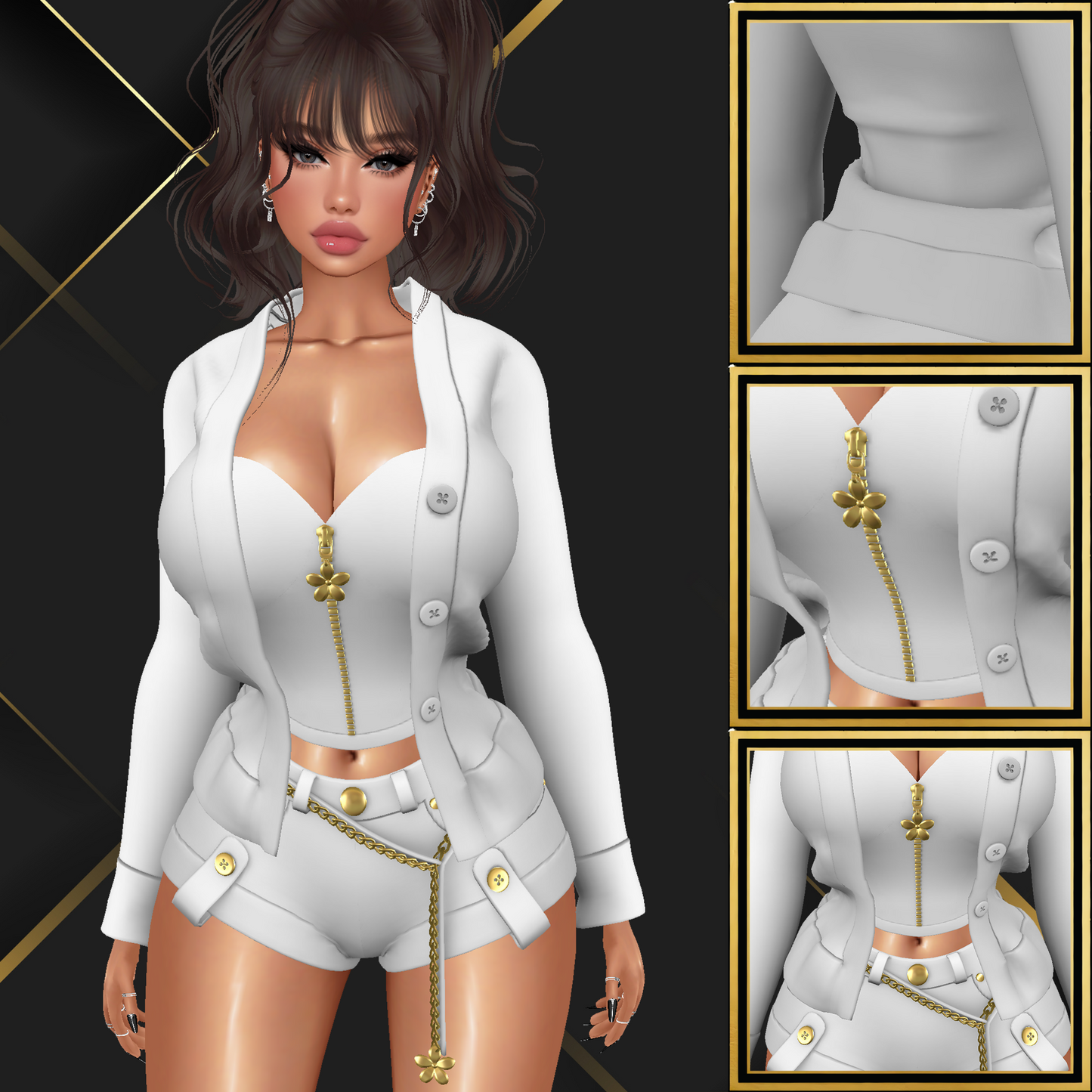 IMVU Lumi Cardigan Mesh