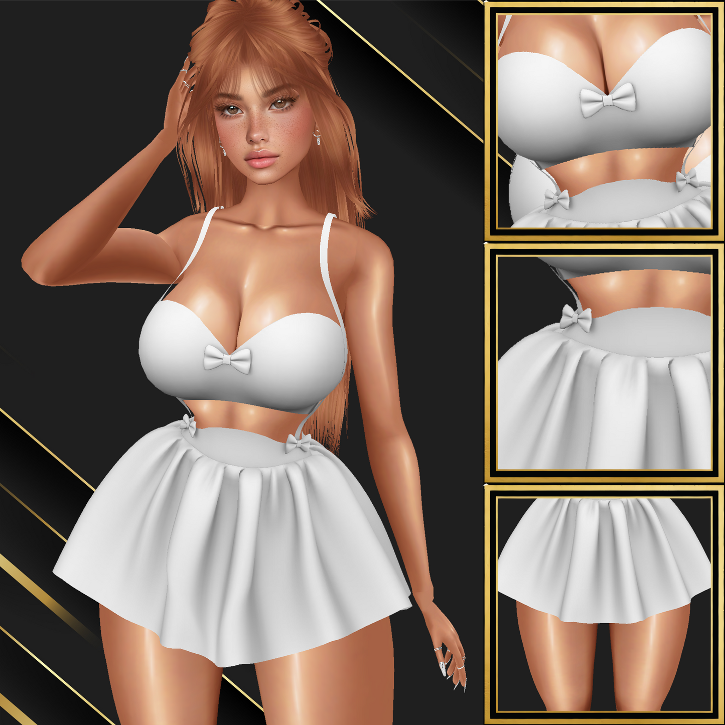 IMVU Bella Set Mesh