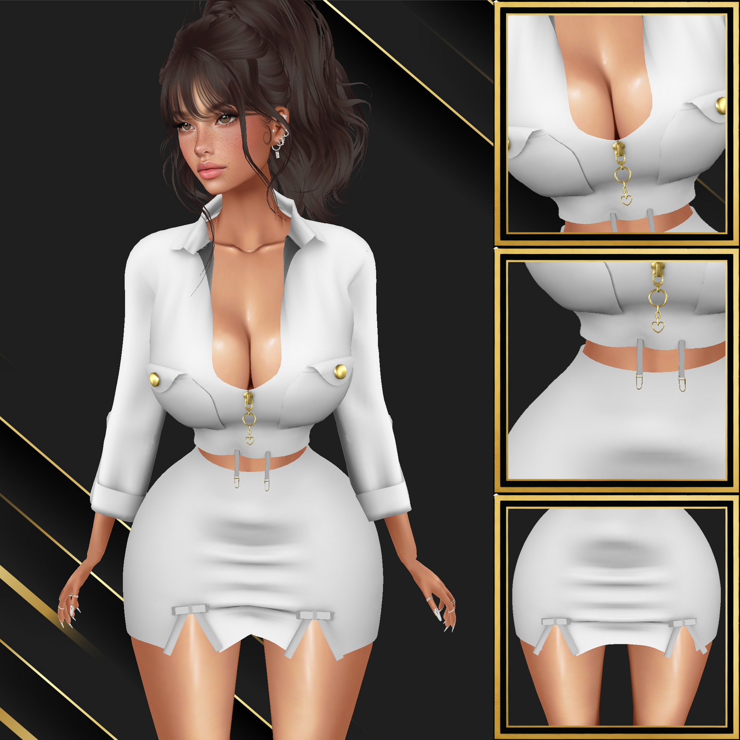 IMVU Kimmie Set Mesh