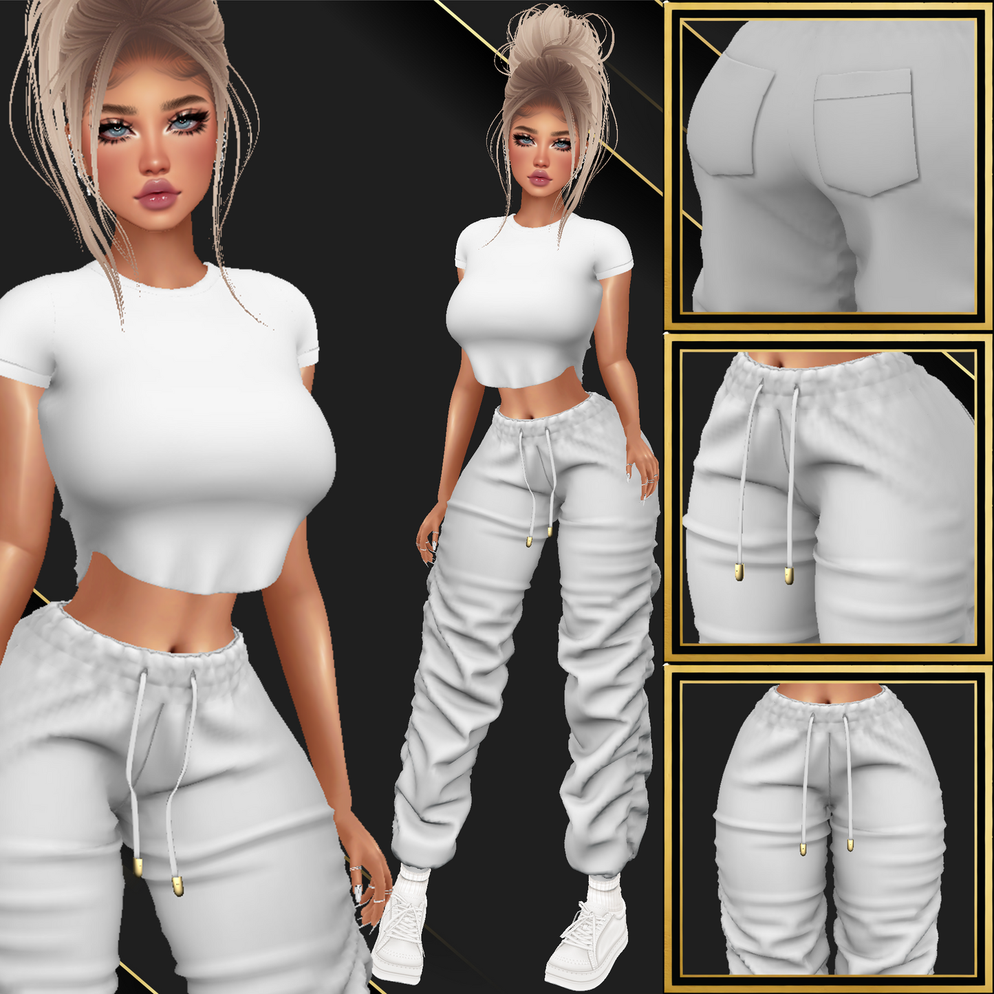 IMVU Sweatpants Mesh