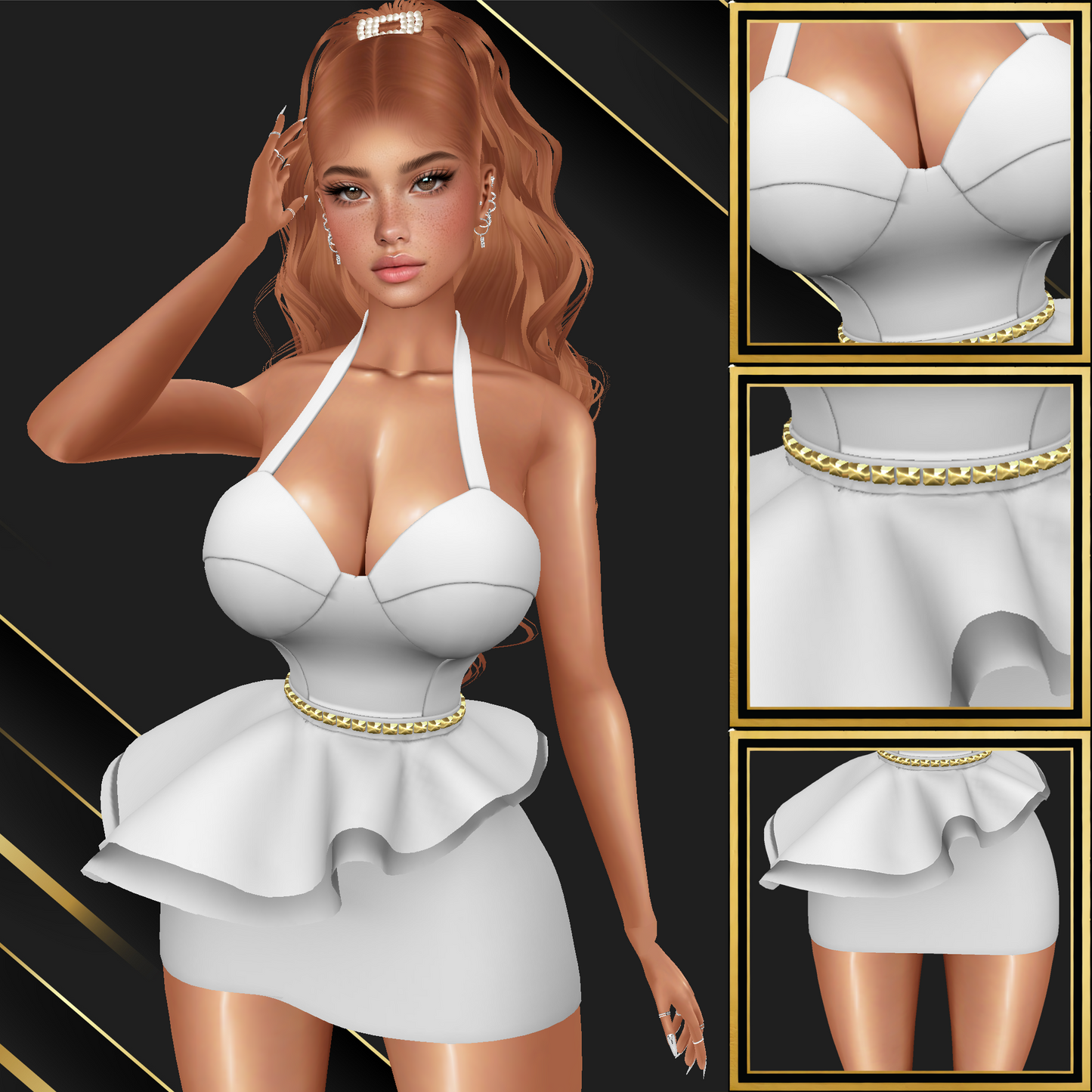 IMVU Valleria Dress Mesh