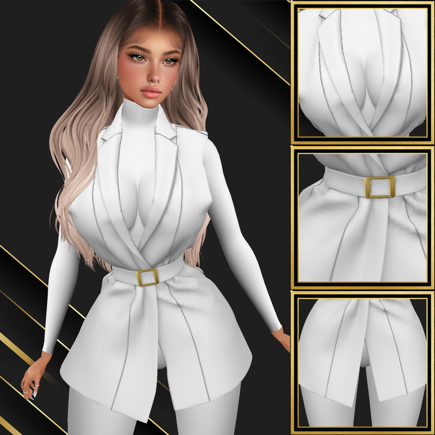 IMVU Power Suit Mesh