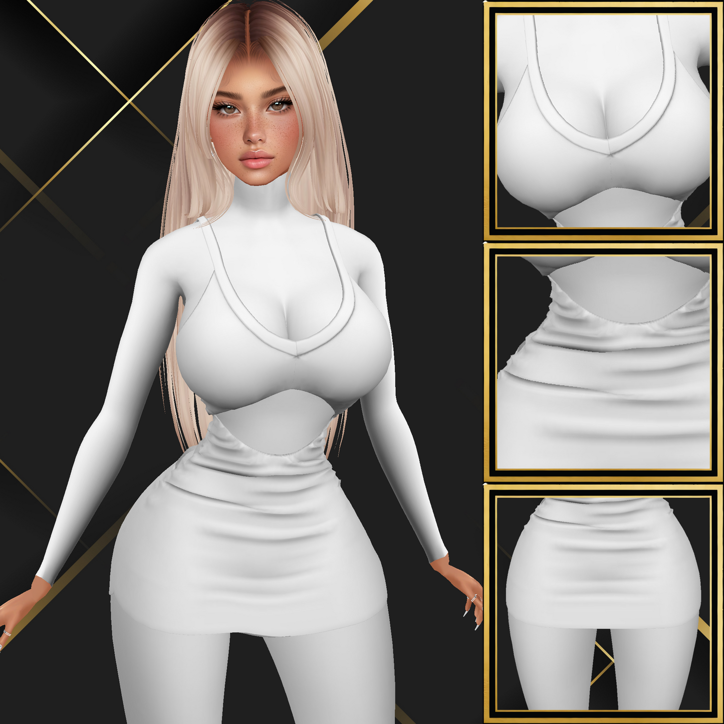 IMVU Kimmy Set Mesh