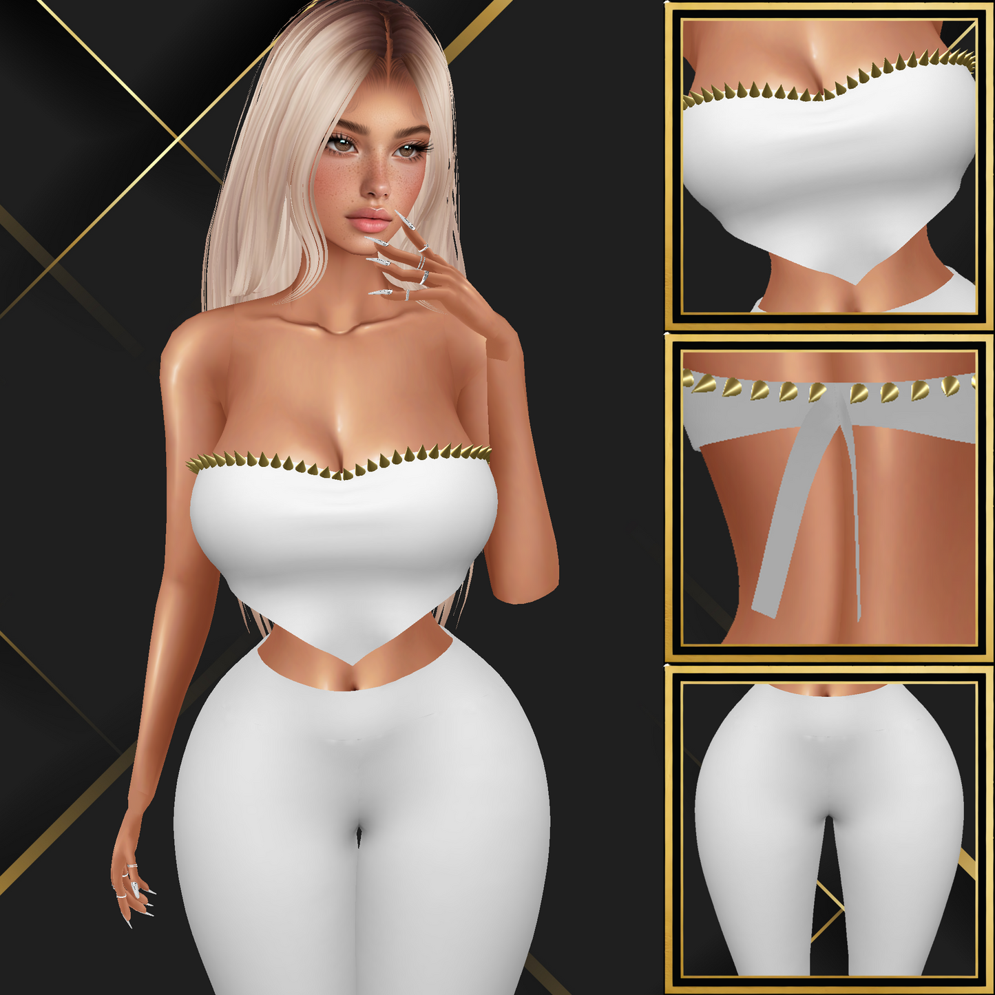 IMVU Bandana With Pants Mesh