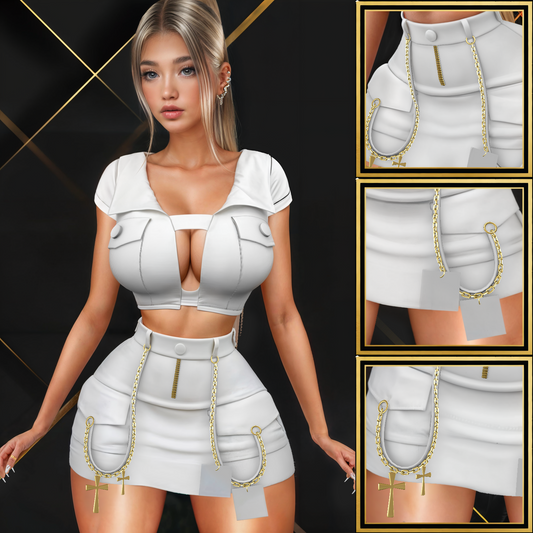 IMVU Baddie Mini Skirt Mesh