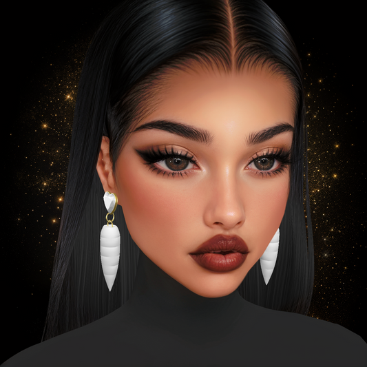 IMVU Carrot Earrings Mesh