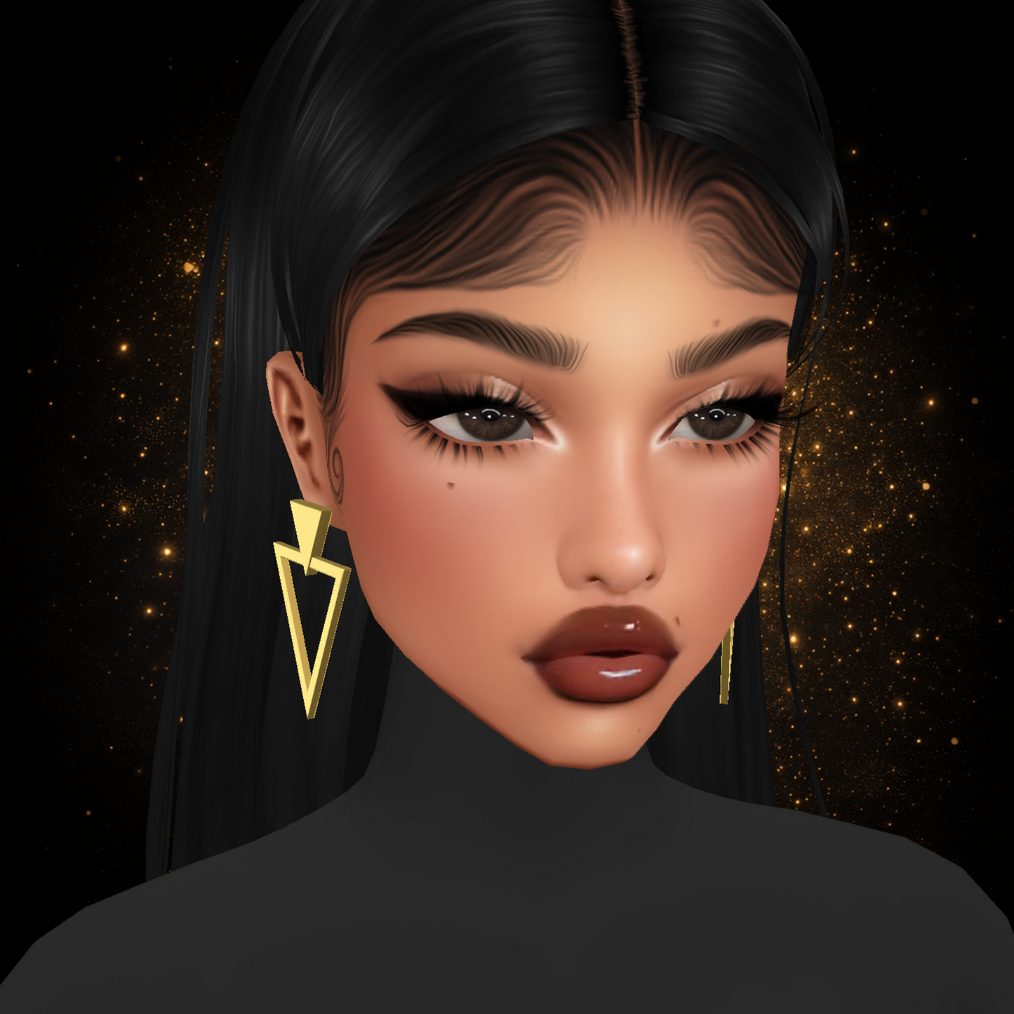 IMVU Eleg. Triangle Ear. Mesh