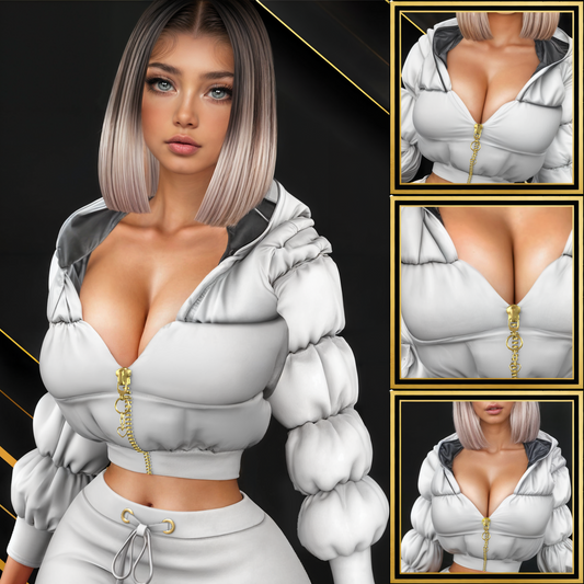 IMVU Puff Jacket Mesh