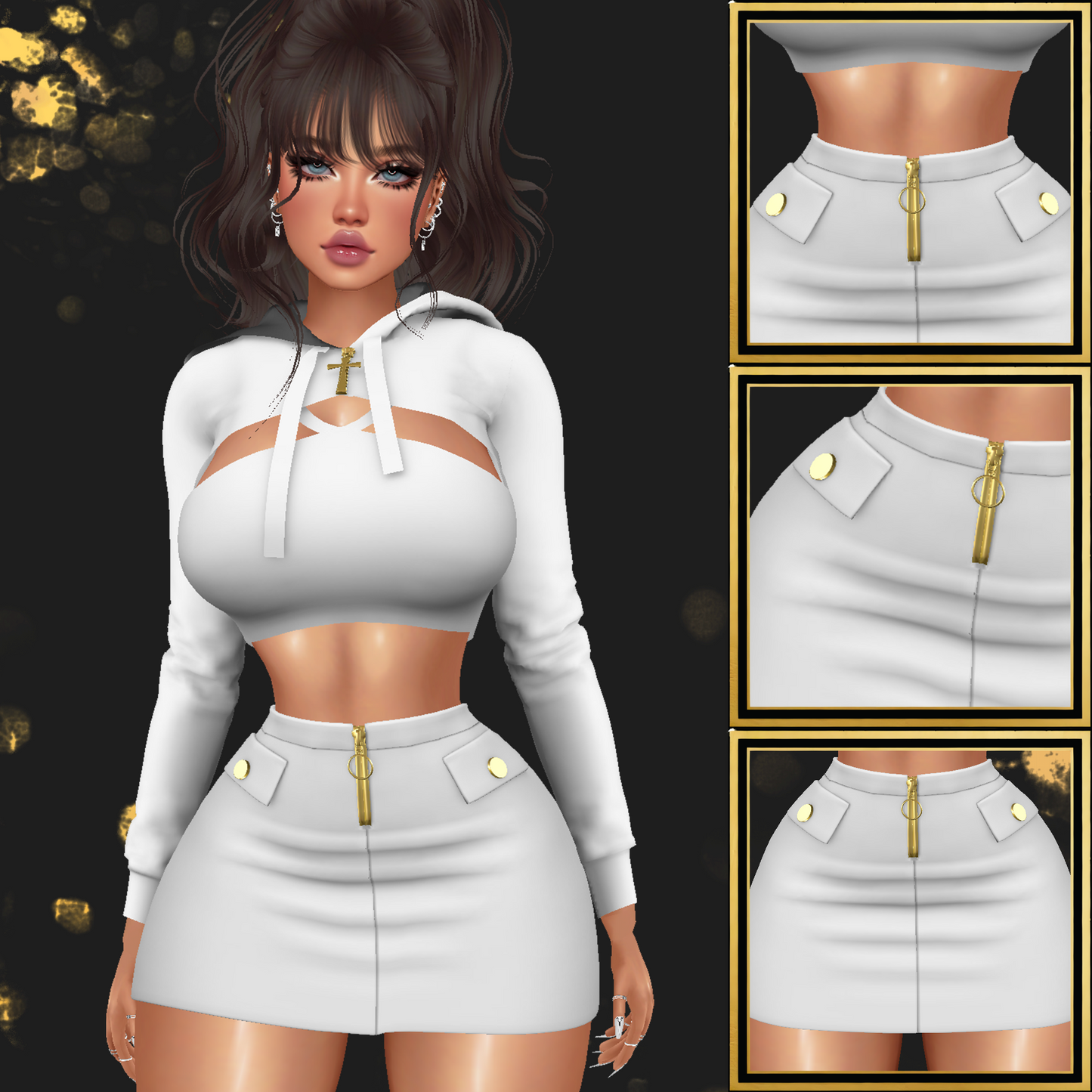 IMVU Mini P. Skirt Mesh