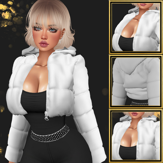 IMVU Short O. Puffer Jacket Mesh