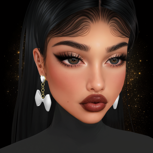 IMVU Bow Earrings V7 Mesh