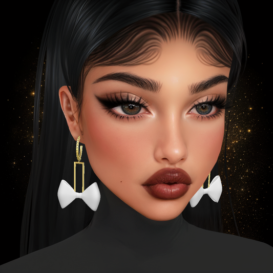IMVU Bow Earrings V6 Mesh