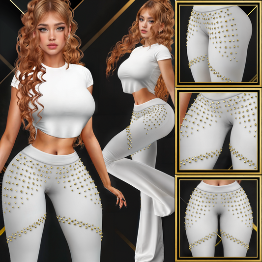 IMVU Flared Peral Pants Mesh