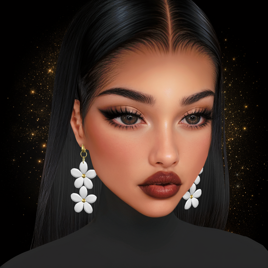 IMVU Flower Earrings V6 Mesh