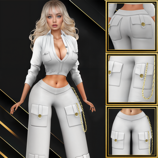 IMVU Wide Pants Mesh