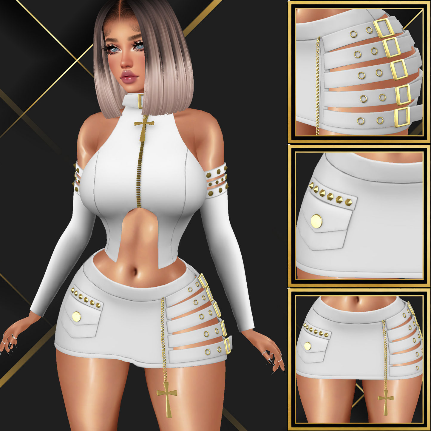 IMVU Sassy Skirt Mesh