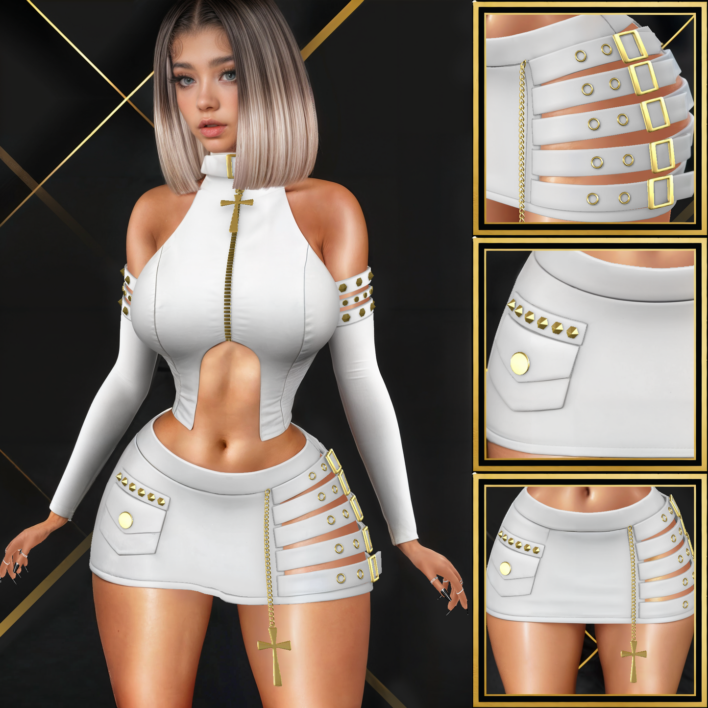 IMVU Sassy Skirt Mesh