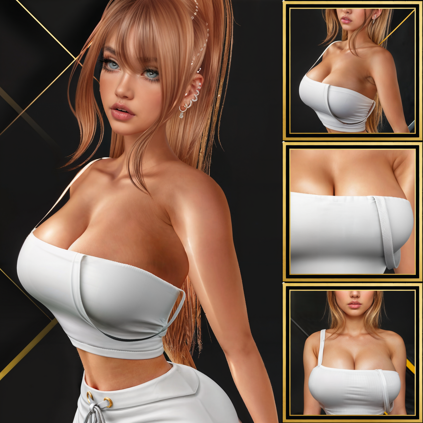IMVU Edge Line Tee