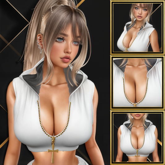 IMVU H. Mini Vest Mesh