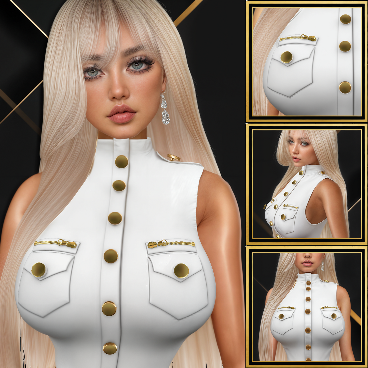 IMVU Mia Mesh Top