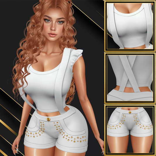 IMVU Country Babe Set Mesh