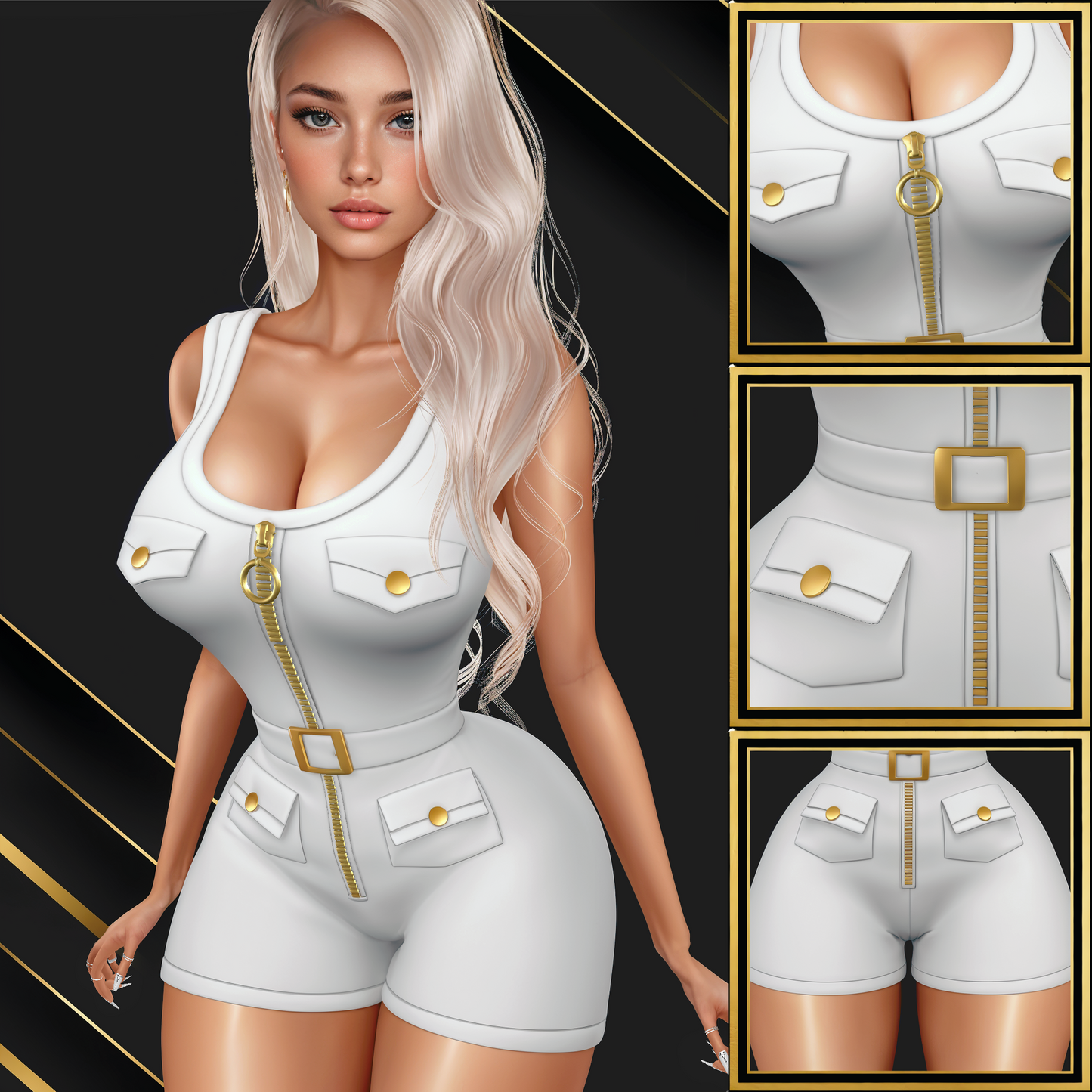 IMVU Downtown Suit Mesh