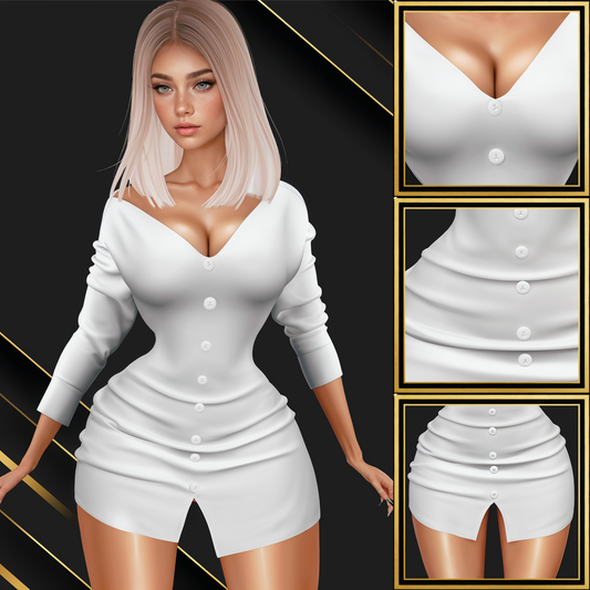 IMVU Off S. Blouse Mesh