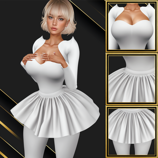 IMVU Full Mia Dress Mesh