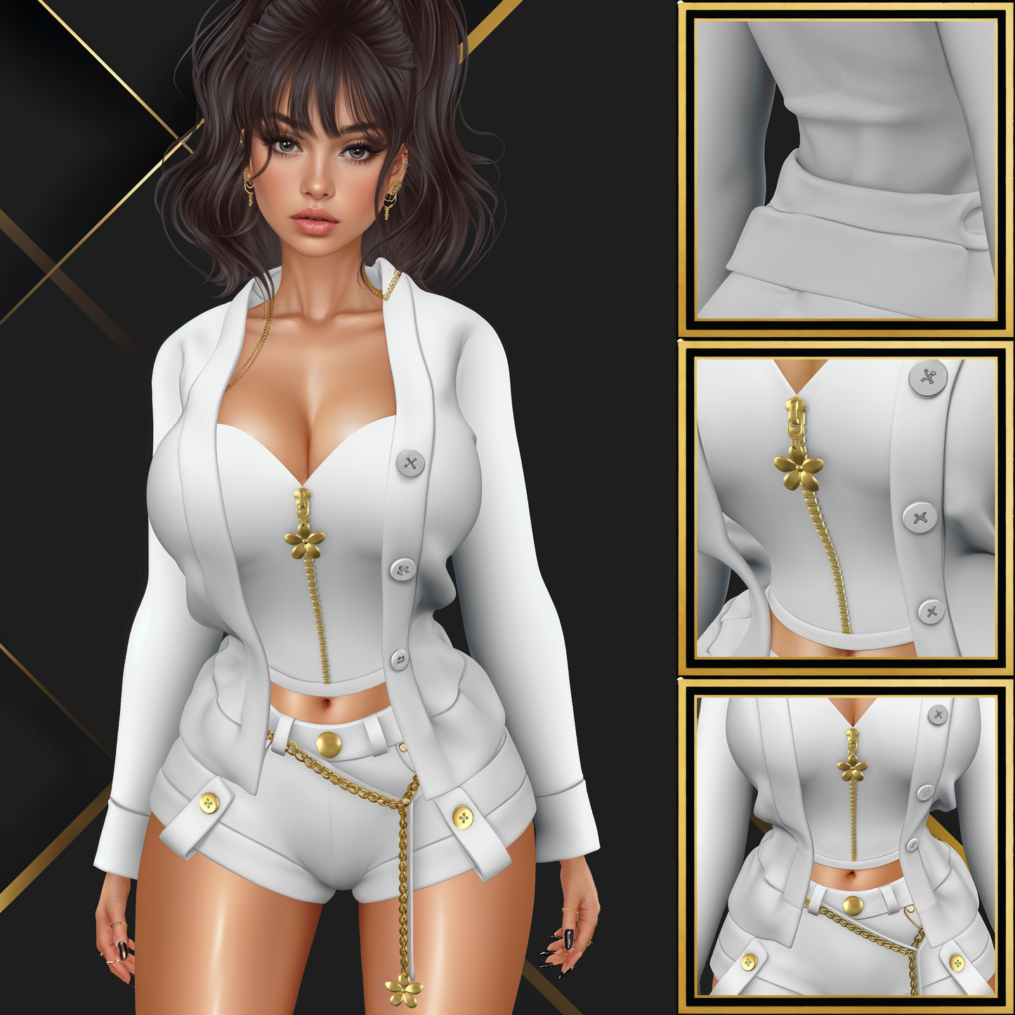 IMVU Lumi Cardigan Mesh