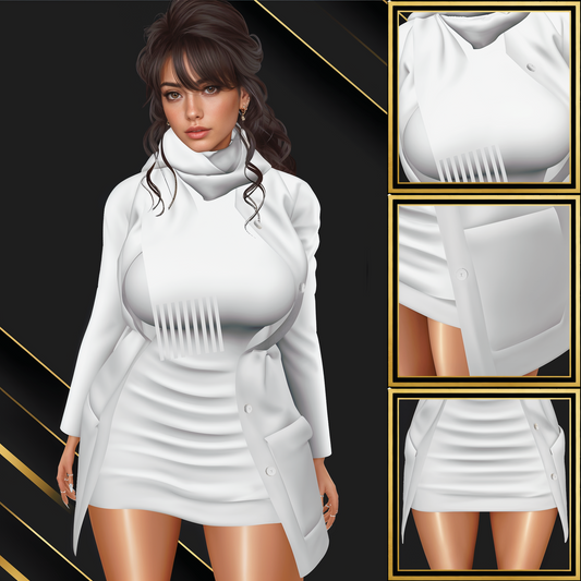 IMVU Cardigan Set Mesh