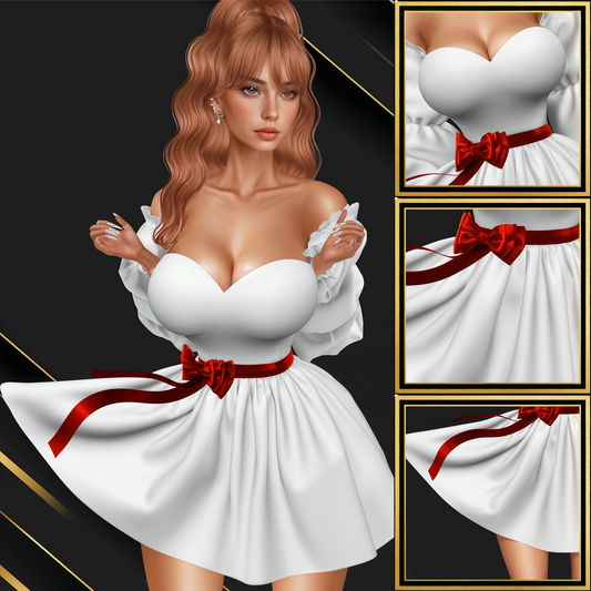 IMVU Bina Windy Dress Mesh