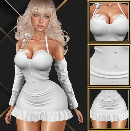 IMVU Ash Dress Mesh