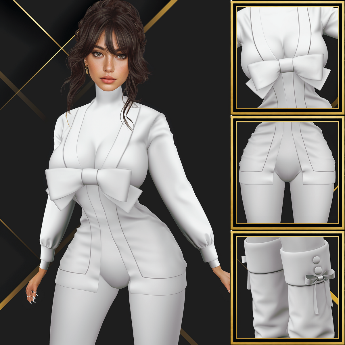 IMVU Gita Set Mesh