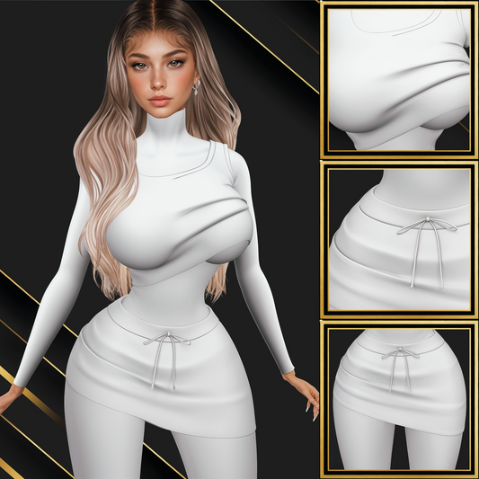 IMVU Mona Set Mesh
