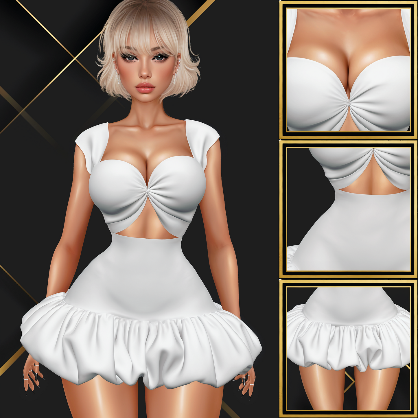 IMVU Amy Set Mesh