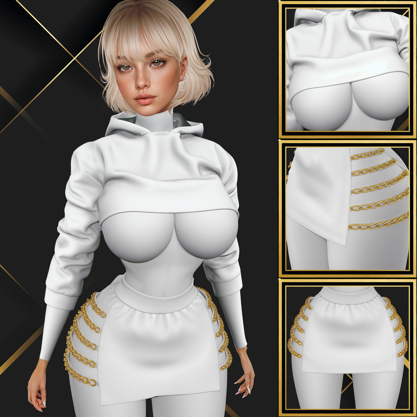 IMVU Millie Set Mesh