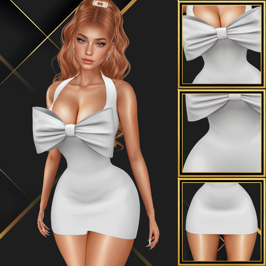 IMVU Bow Dress Mesh