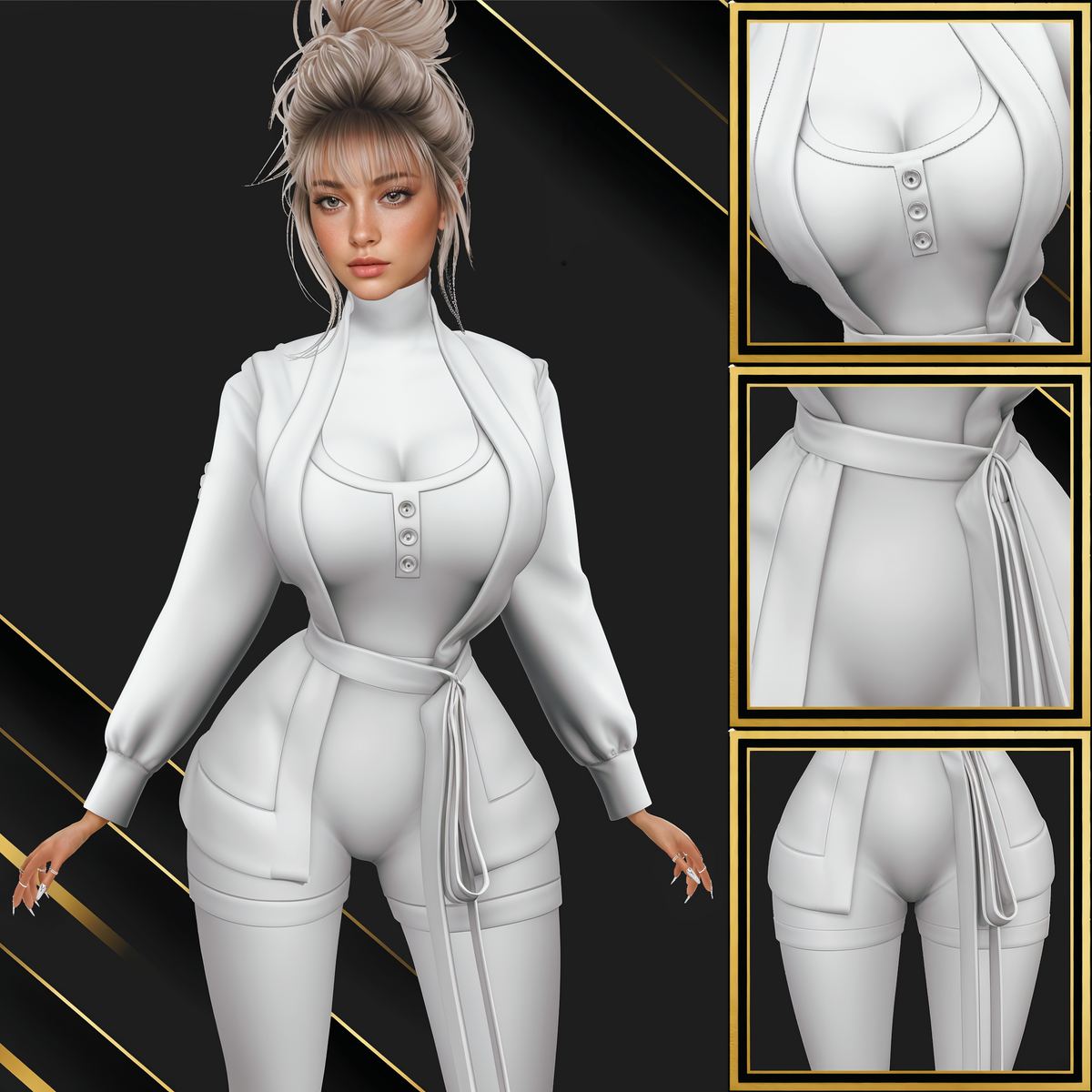 IMVU Gloria Set Mesh