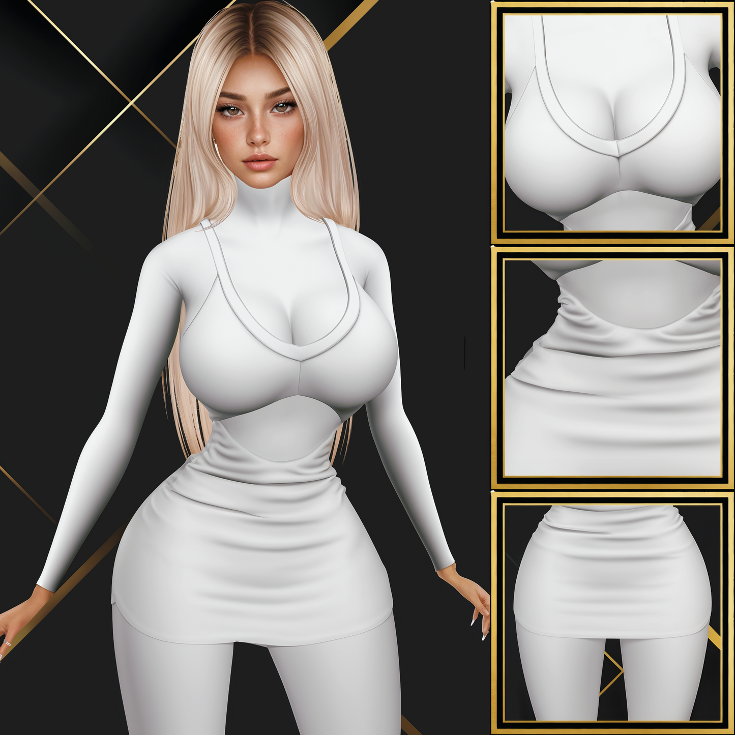 IMVU Kimmy Set Mesh