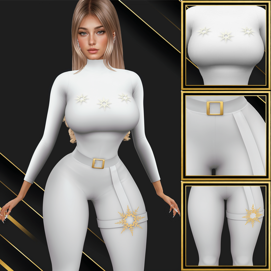 IMVU Snow Full Bodysuit Mesh