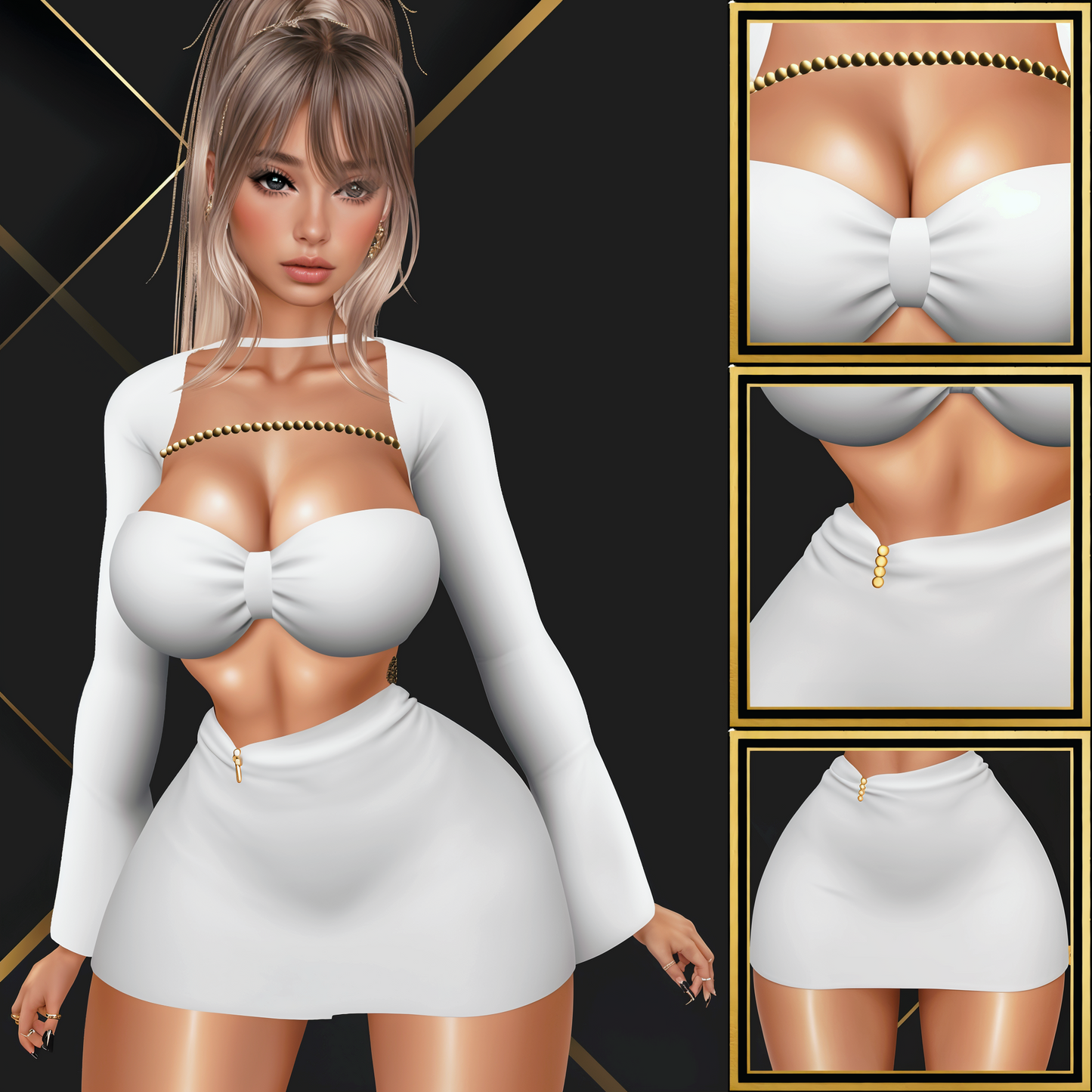 IMVU Vicki Set Mesh