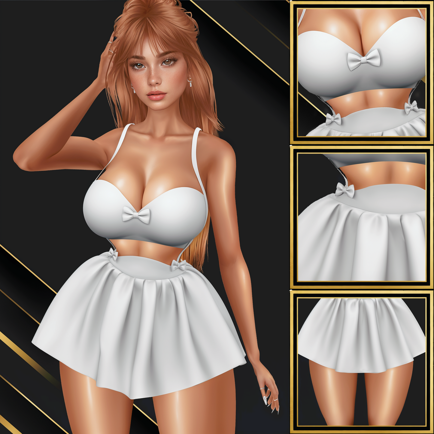 IMVU Bella Set Mesh