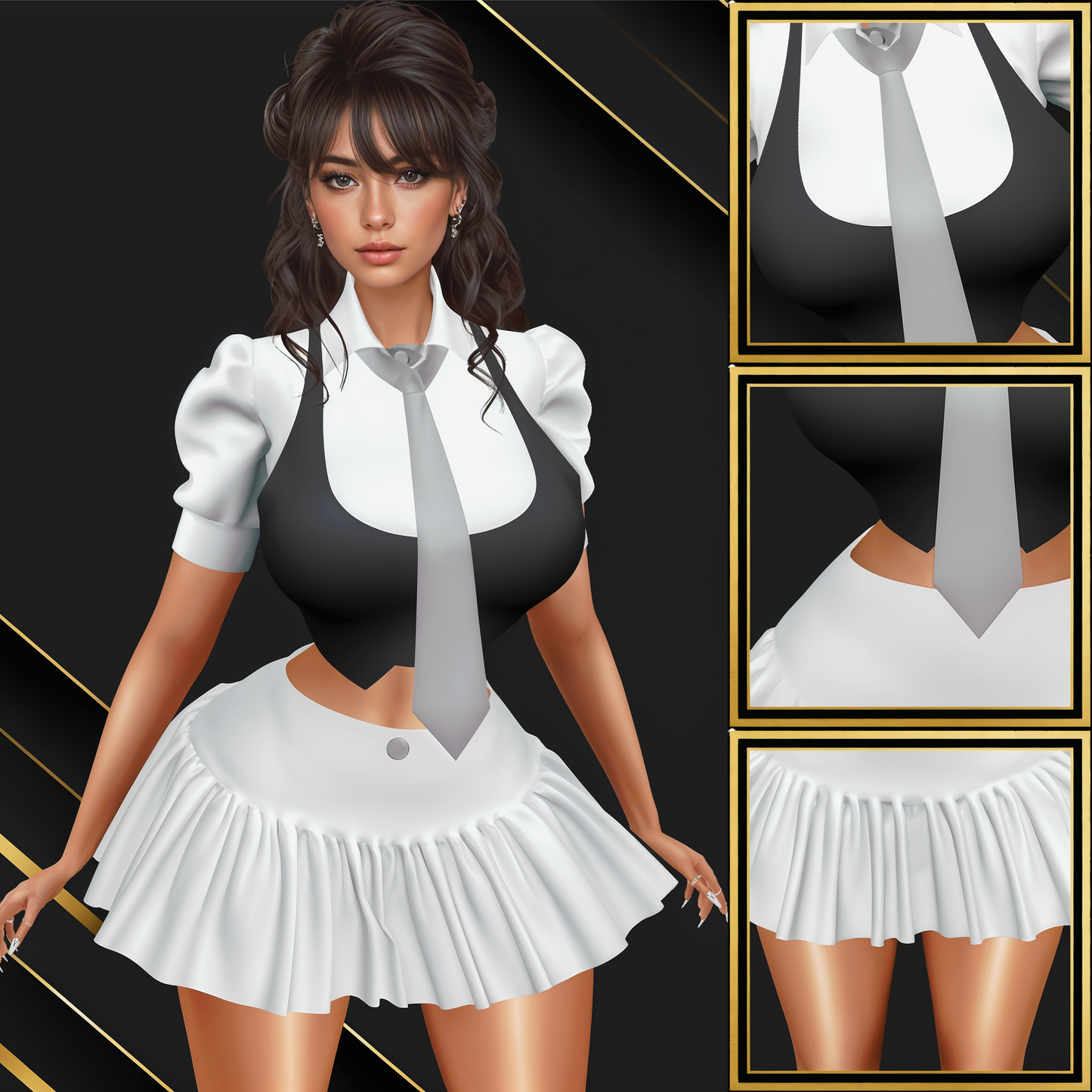 IMVU Finlee Set Mesh